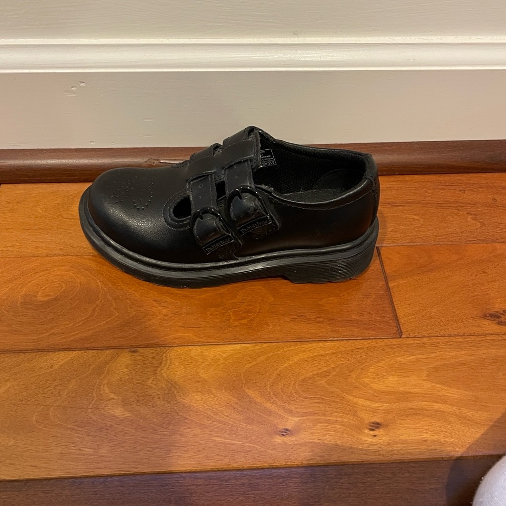 Dr Marten Kids Size 12 Black Mary Jane’s Style 8065 - Picture 6 of 14